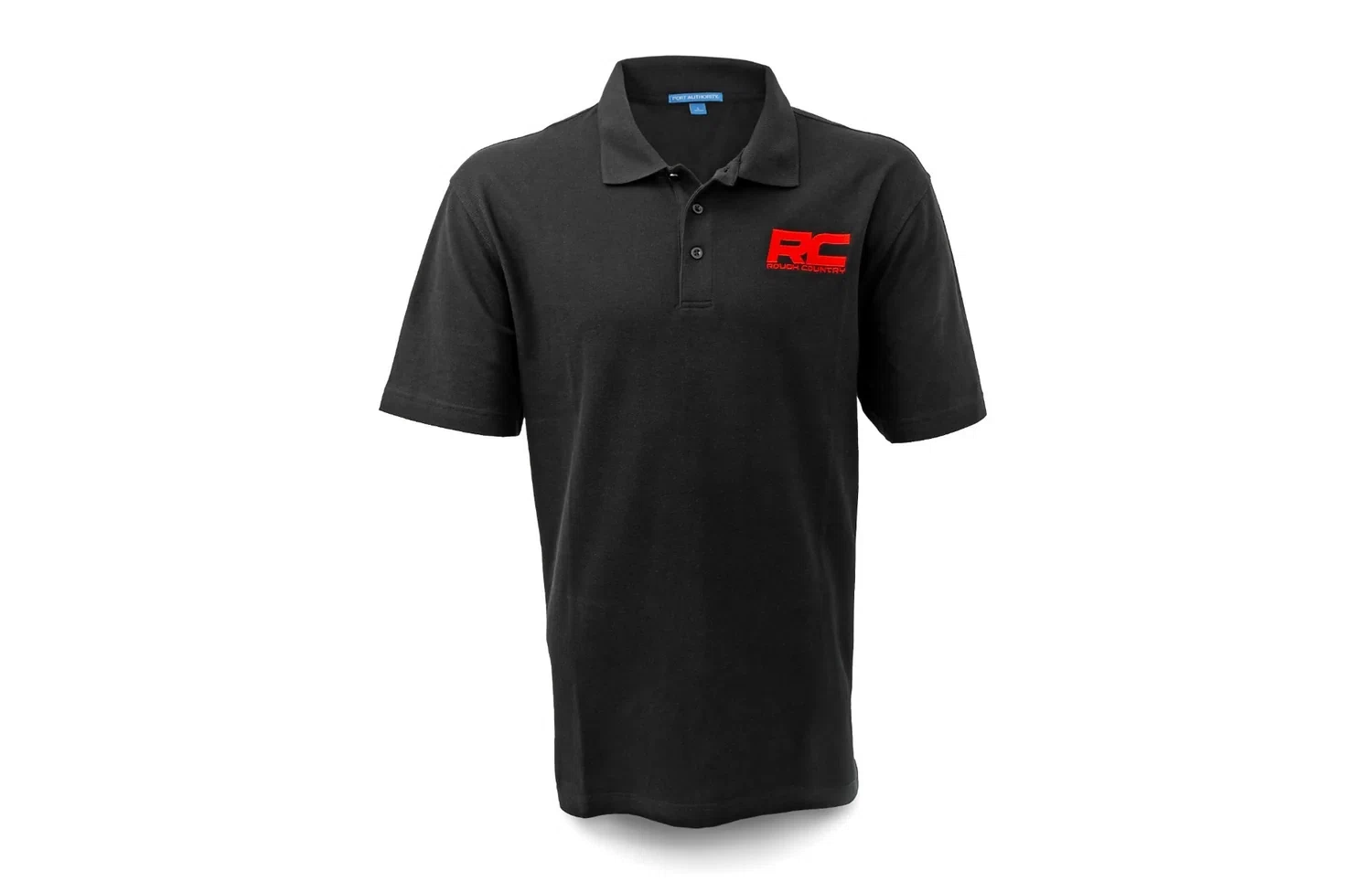 Rough Country Polo - Rough Country Logo - Black - Cotton - Size M - 83900